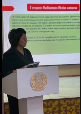 Рефлексиялық есеп: Нысаналы мектеп жобасының І тоқсандық мониторингісі