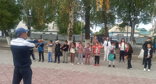 « Денсаулық үшін бірге !» мектепте танғы жаттығу өтуі туралы